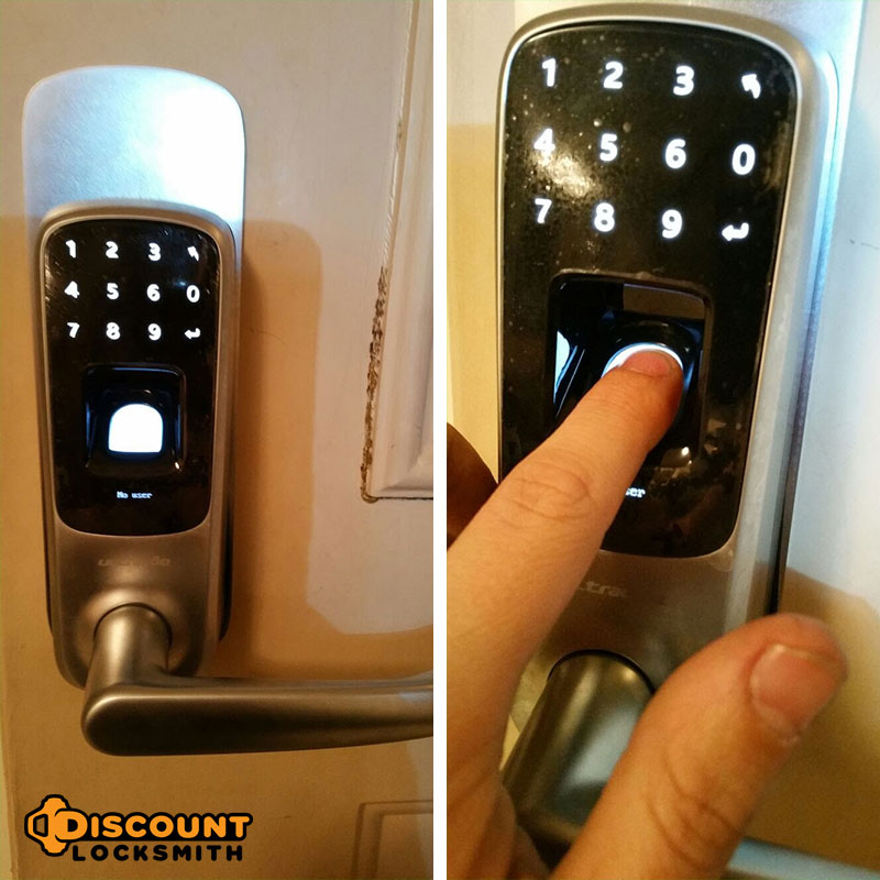 fingerprint security door lock